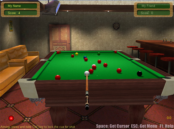 Snooker Game online screenshot